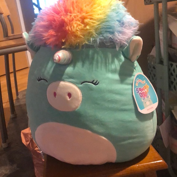 NWT - 14” Kennedy the Squishdoo Teal Unicorn - Picture 1 of 4